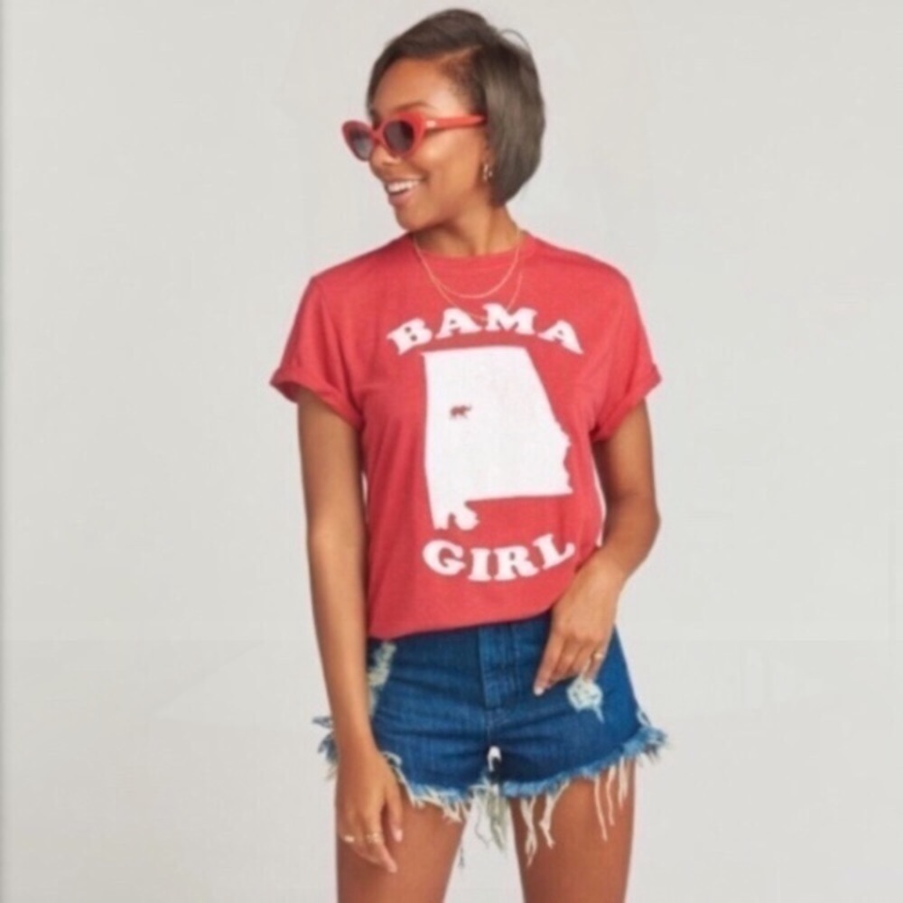 Show Me Your Mumu Bama Girl Tee Red Alabama Graphic Women’s XS - Picture 6 of 11